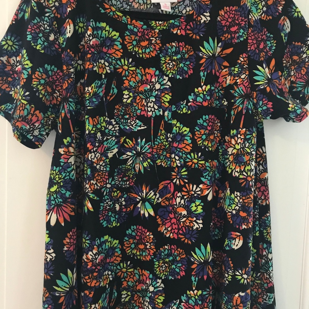 🌺🧡💜 Watercolor Floral S Lularoe Carly